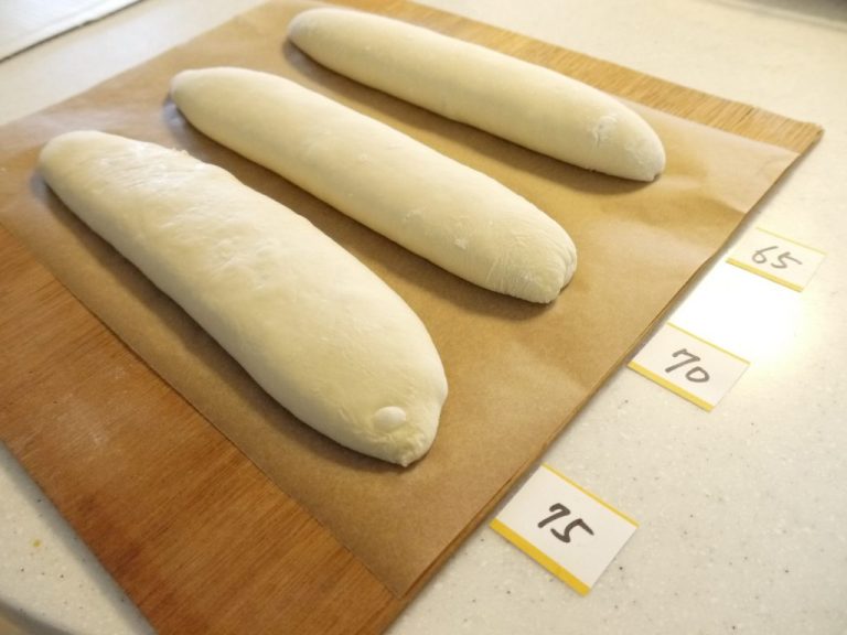 応用フランスパンホイロ比較